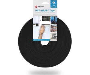Bande VELCRO® One Wrap® 10 mm, noir, 25 m
