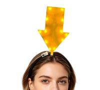 Bandeau à pointe de flèche | Accessoire photo lumineux pour tête | Serre-tête créatif | Pour Festivals Célébrations Réunions de Vacances Carnavals Soirées Célibataires Cosplay Photographie