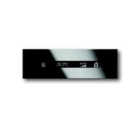 Bandeau au-dessus du verre noir RTR - Thermostat d'ambiance pour KNX domotique 6351/08-825