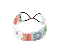 Bandeau crochet dame Turban femmes tête enveloppement cheveux accessoires larges élastiques bandeaux grand-mère carré bandeau à fleurs