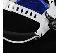 Bandeau de casque de soudage, bandeau de masque de soudeur en plastique de taille compacte réglable haute performance, application industrielle pour le soudage(white)