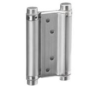 Bandeau de porte pendulaire, 100 mm, 2 pièces, en acier inoxydable, capacité de 20 kg, pour portes de 25 à 30 mm d'épaisseur