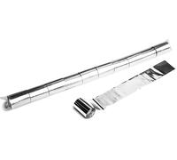 Bandeau de stade métallisé Magic FX, 20 m x 5 cm - Argent - Serpetins métalliques