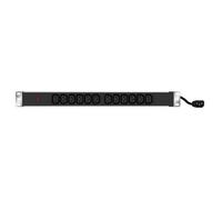 Multiprise rackable 19'' 12 prises C13 / cordon C14 avec voyant