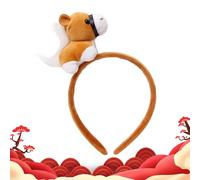 Bandeau pour Nouvel An lunaire | Coiffe en peluche cheval fête de printemps - Bandeau mignon en forme d'animal | Pour salutations du Nouvel An chinois, photos de famille, spectacles, fêtes à thème