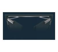 Bandeau sélecteur de fermeture porte à 2 vantaux opp paumelle noir Ecoschulte