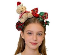 Bandeaux de Noël pour Adultes Serre-Tête Ours en Peluche