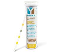 BAYROL Bandelettes de Test Quicktest pH/Cl/TAC/Algicide - 1 pcs