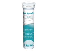 Bandelettes d'analyse spéciales piscine au sel SALT QUICK TEST BAYROL