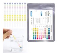 Bandelettes de Test 9 en 1 pour Piscine et Spa, Lot de 50 Pièces Bandelette Piscine Dureté pH Chlore Nitrates et Nitrites Analyse Rapide pour Spa et Jacuzzi