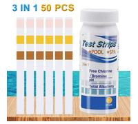 Bandelettes de test de dureté de l'eau - MICH - Kit de 50 bandelettes - 0-425 ppm - Calcium et magnésium - Adoucisseurs