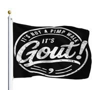 Bandera Ce N'Est Pas Une Démarche De Proxénète, C'Est De L'Humour Sur La Goutte. Couleur Vive Géant Pavillon Imperméable Bannière De Drapeaux Personnalisés Pour Fans 90X150Cm
