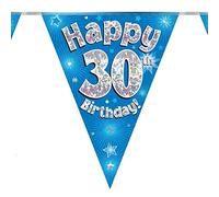 Banderole d'anniversaire 30 ans Bleu