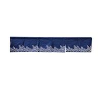 Banderole japonaise à sushis pour restaurant noren - Rideau à suspendre - Demi-fenêtre - Décoration de cuisine - 38 x 210 cm (vagues)