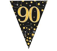 Banderole pour 90e anniversaire - Noir et doré