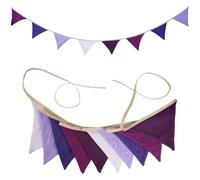 Banderoles d'extérieur pour fêtes, Triangle multicolore en tissu de 2.6M, guirlande fanions 10 pièces for les célébrations fêtes(Color23)
