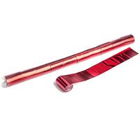 Banderolle de stade métallisée Magic FX, 20 m x 5 cm - Rouge - Serpetins métalliques
