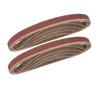 BANDES ABRASIVES (10) POUR LIMES 10x330 GRAINS ASSORTIS