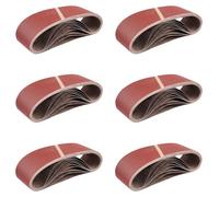Bandes abrasives, 25 pièces, dimensions 100x560 mm, grain 40-180
