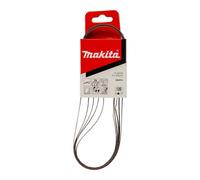 Bandes abrasives 6x533 mm rouge pour bois et métal Grain 120 (5 pcs) - MAKITA P-43228