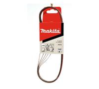 Bandes abrasives 6x533 mm rouge pour bois et métal Grain 240 (5 pcs) - MAKITA P-43240