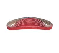 Bandes Abrasives 762x25.0mm, Ceinture De 1x30 Pouces | Bandes de ponçage Céramique P36 - AO P1500, A3 - A65, Zircone, Feutre(Red-p36)