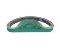 Bandes Abrasives 762x25.0mm, Ceinture De 1x30 Pouces Pour Broyage | Bandes de ponçage Céramique P36 - AO P1500, A3 - A65, Zircone, Feutre(Green-p80)