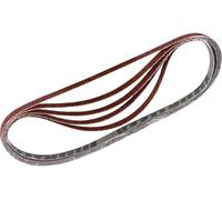 Bandes abrasives 9x533 mm rouge pour bois et métal Grain 40 (5 pcs) - MAKITA P-43256 (Lot de 5)