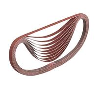 Bandes abrasives 9x533 mm rouge pour bois et métal Grain 60 (10 pcs) - MAKITA A-34453