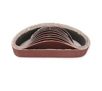 Bandes abrasives, Bandes abrasives 330x30mm, 10 pièces, alumine 120/320/600/800/1000, grain brun rougeâtre(1000)