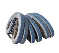 Bandes abrasives, Bandes abrasives en zircone, 30 pièces, plusieurs tailles, grains 40/60/80/120 for bois et métal(40 60 80 120 Mix,520x20mm)