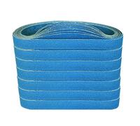 Bandes abrasives corindon zirconium 10 x 330 mm.5 x 60/80/100/120/240/320 pour ponceuse Proxxon le ponçage du métal, du bois, le dérouillage. 30 pièces