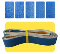 Bandes abrasives de 50 x 2000 mm, lot de 10, grain 60–240