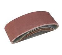bandes abrasives de ponceuses poncage 75 x 457 mm 5 assorties - Silverline G