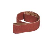 Bandes abrasives en oxyde d'aluminium pour acier non allié acier inoxydable métaux non ferreux 50x1000 mm Grain 80 (10 pièces) Metallkraft SB50X1000-K80