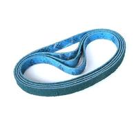 Bandes abrasives, outils de sablage, bande abrasive non tissée en nylon, acier inoxydable, polissage, bande abrasive à fibres grossières à fines, 1 pièce(400 Blue,NYLON 20X520MM)