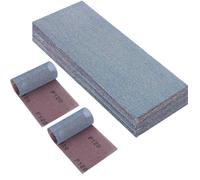 Bandes abrasives pour ponceuse, 115x230 mm, avec système de fixation velcro, 25 pièces, grain 120, en céramique, pour ponceuses manuelles et ponceuses vibrantes