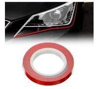Bandes Adhésives - Stripes - Phares Voiture - Rouge - 7 mm x 3 mt - Vinyle Haute Qualité