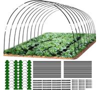 Bandes Arcs pour tunnels en plastique, films pour tunnels, bandes pour serres, arcs pour tunnels en fibre de verre pour plateaux, bandes de jardinage pour plateaux (30 pièces)
