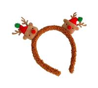 Bandes de Noël pour Femmes Serre-Tête en Peluche Mignon