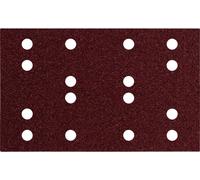 Metabo Disques abrasifs Velcro 635191000 – 80 x 133 mm, P 60, 16 trous