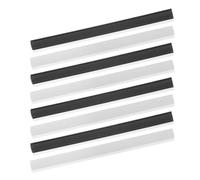 Bandes de Rechange 8 Pièces en Plastique pour Bord de Pelle à Poussière