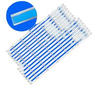 Bandes de rétroéclairage LED, longueur 1 140 mm, 12 perles LED par bande, tension de 3 V par LED, 1 kit comprend 14 pièces, compatible avec plusieurs modèles de téléviseurs