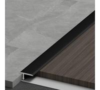 Bandes De Transition En Profilé En T, 3 Pièces De 90 Cm En Alliage D'aluminium Pour Seuils De Porte Et Jonction De Joints De Sol(Matte Black,24mm*90cm)