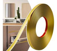Bandes décoratives en PVC, bandes décoratives autoadhésives en PVC haute brillance, stickers muraux 3D, bordure de meuble, garniture de miroir, rouleau de 5 mètres de long pour les murs, les écrans, l