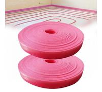 Bandes D'isolation de Bord, 2 Pièces 25 m Bande Adhésive D'étanchéité, 50 x 5 mm Bandes D'isolation de Bord EPE Autocollantes, Mousse Autocollante Pour Artisans Professionnels Et Bricoleurs