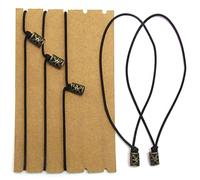 Bandes élastiques pour carnet de voyage - Recharge de journal en cuir pour bandes de connexion - Lot de 4 bandes pour journal en cuir de voyage standard Travelers Notebook (21 x 11 cm)