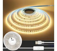 Bandes lumineuses LED haute luminosité, barre lumineuse LED flexible, alimentée par USB, lumières de décoration d'arrière-plan de télévision, installation facile, convient pour l'arrière-plan de la té