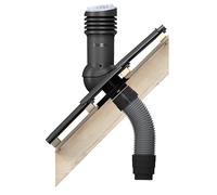 BANDLOO Kit ventouse avec Ruroflex KLIK DN125 et pics anti-oiseaux 125 mm