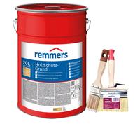 Bandloo Set Remmers Holzschutz-Grund 20L + 2 pinceaux - Protection bois